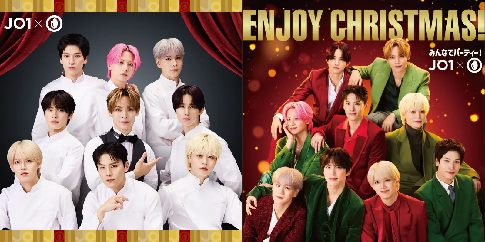 JO1がシェフとウェイターに変身したビジュアル