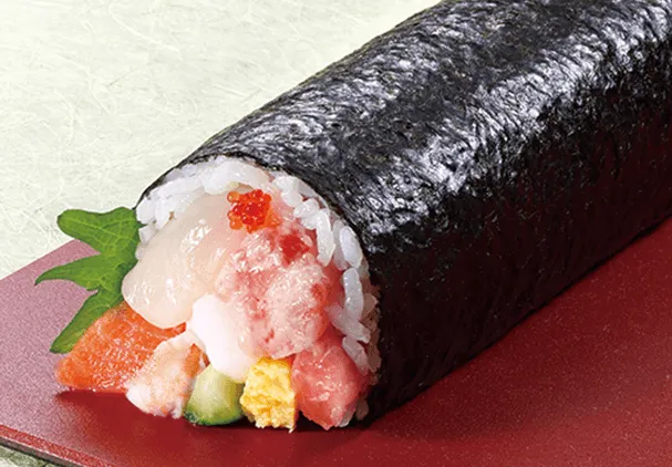 北海道産帆立入り海鮮太巻