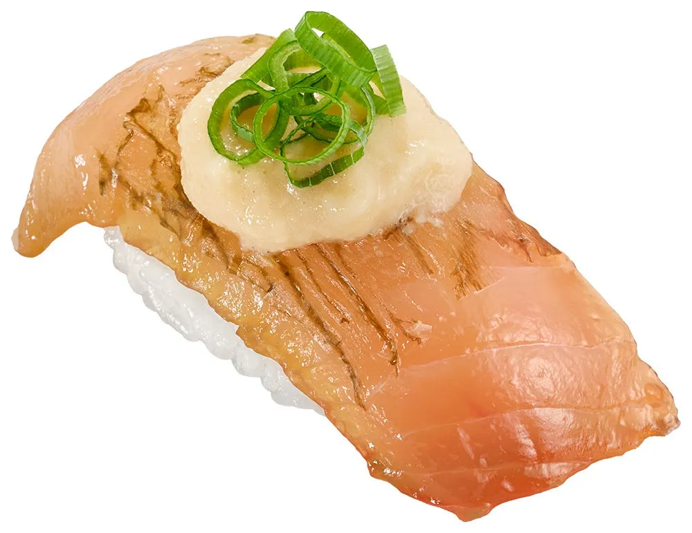 煮切り醤油漬けびん長とろろのせ